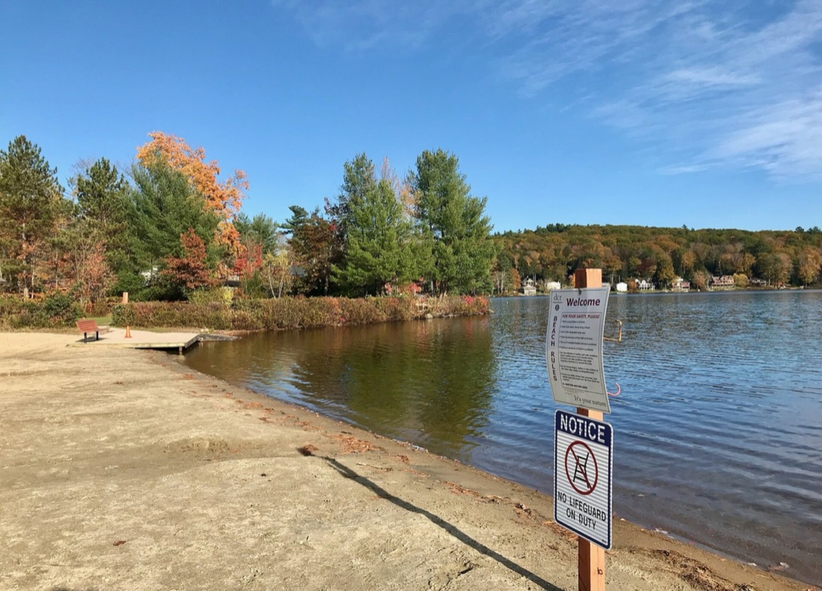 Lake Wyola Beach, Shutesbury, Massachusetts
